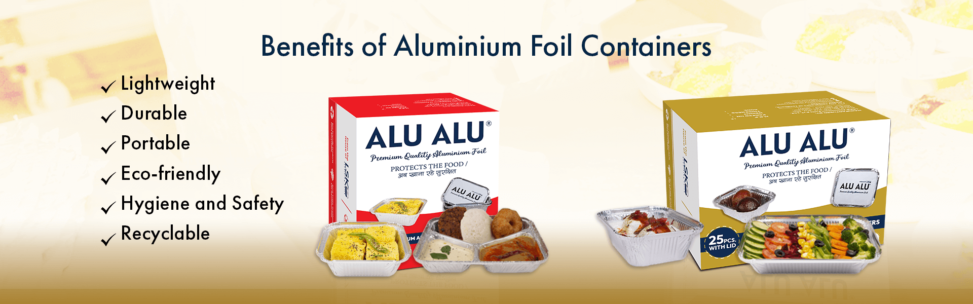 Aluminium Foil Containers: Amazing Benefits
