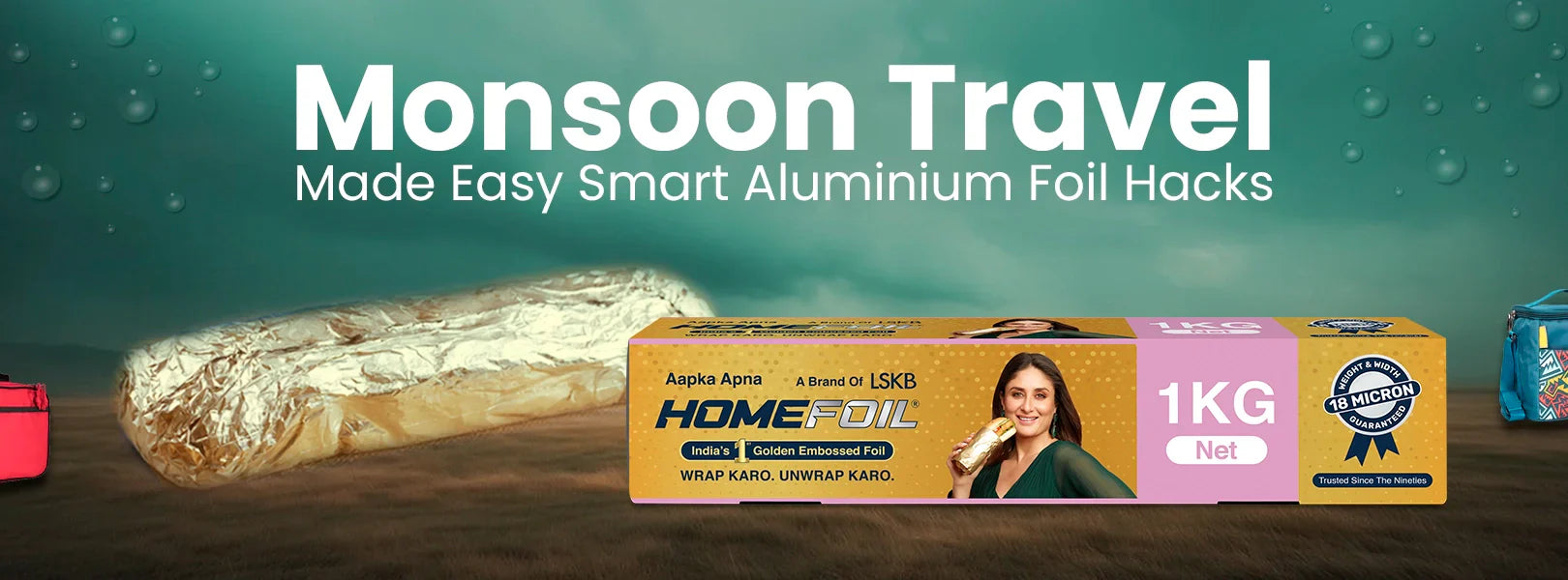 Monsoon Travel Made Easy: Smart Aluminium Foil Hacks