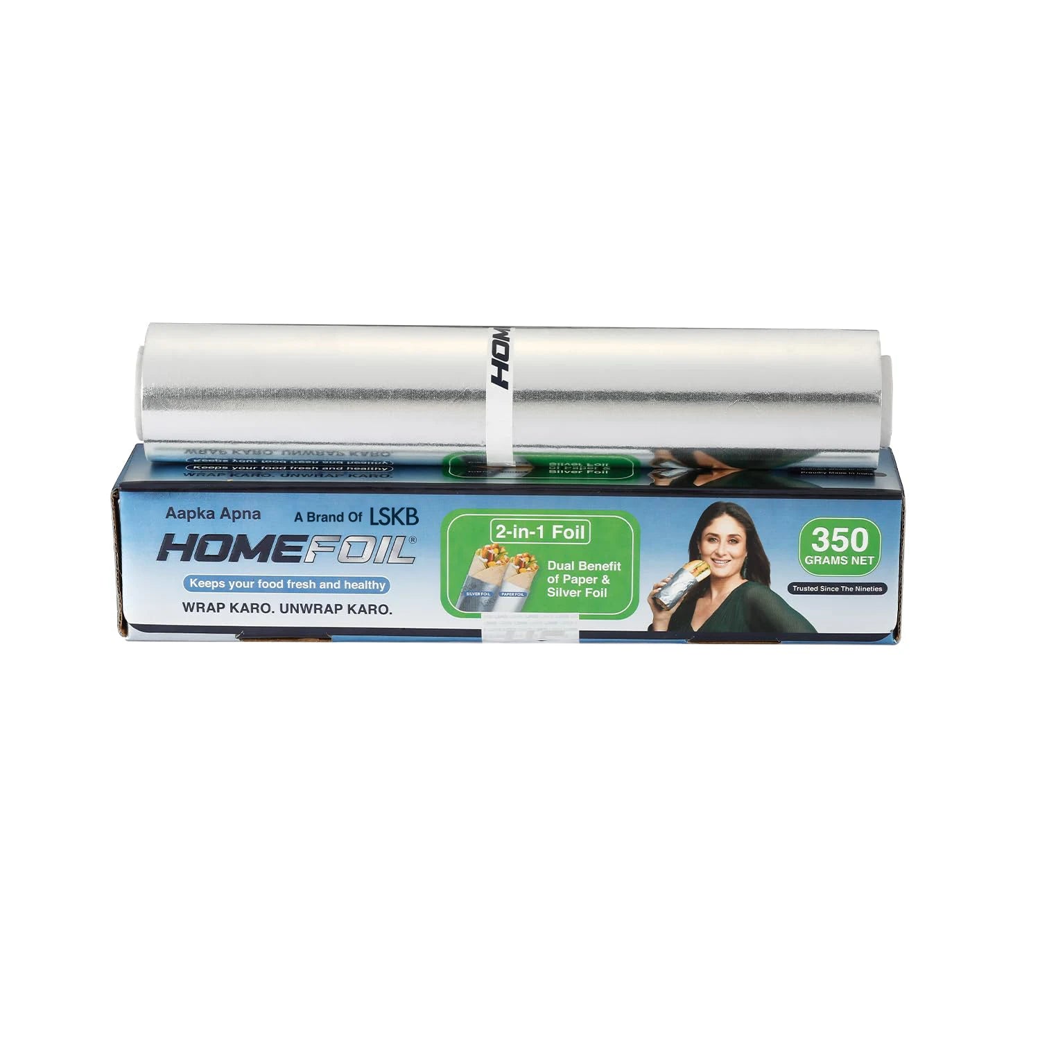 HOMEFOIL 2-in-1 Paper & Silver Foil (350 Grams)