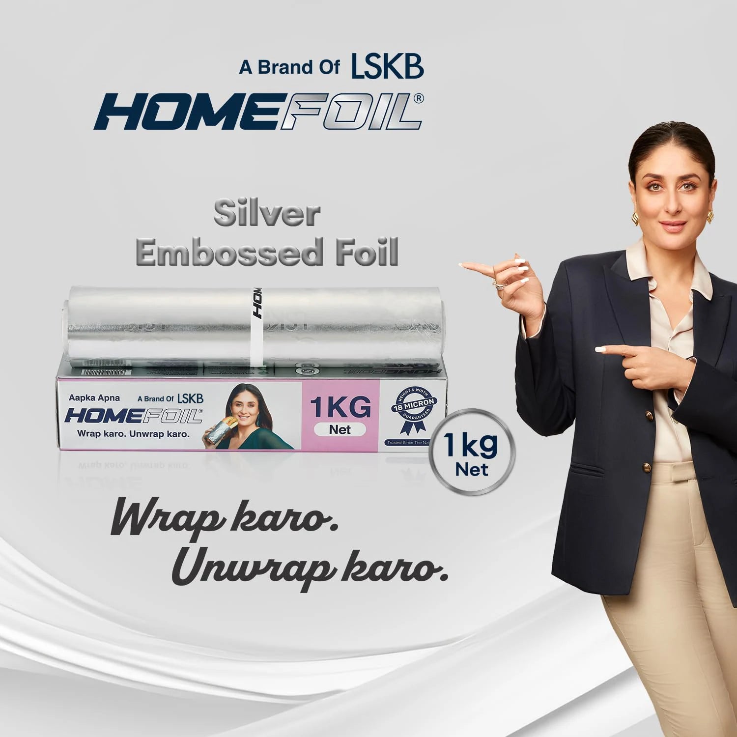 HOMEFOIL 1 Kg Net Embossed Foil