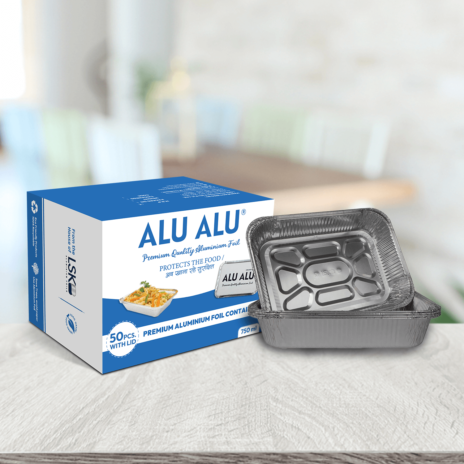 ALU ALU Aluminium Foil Container 750ml