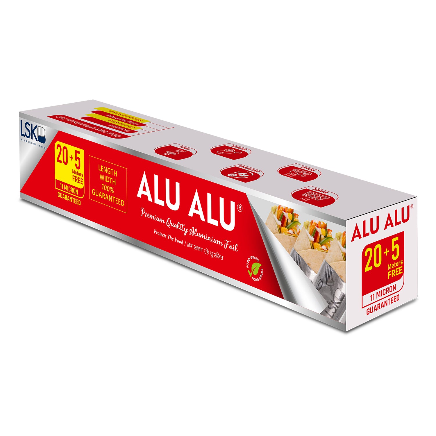 ALU ALU 20+5 Meters Free Foil