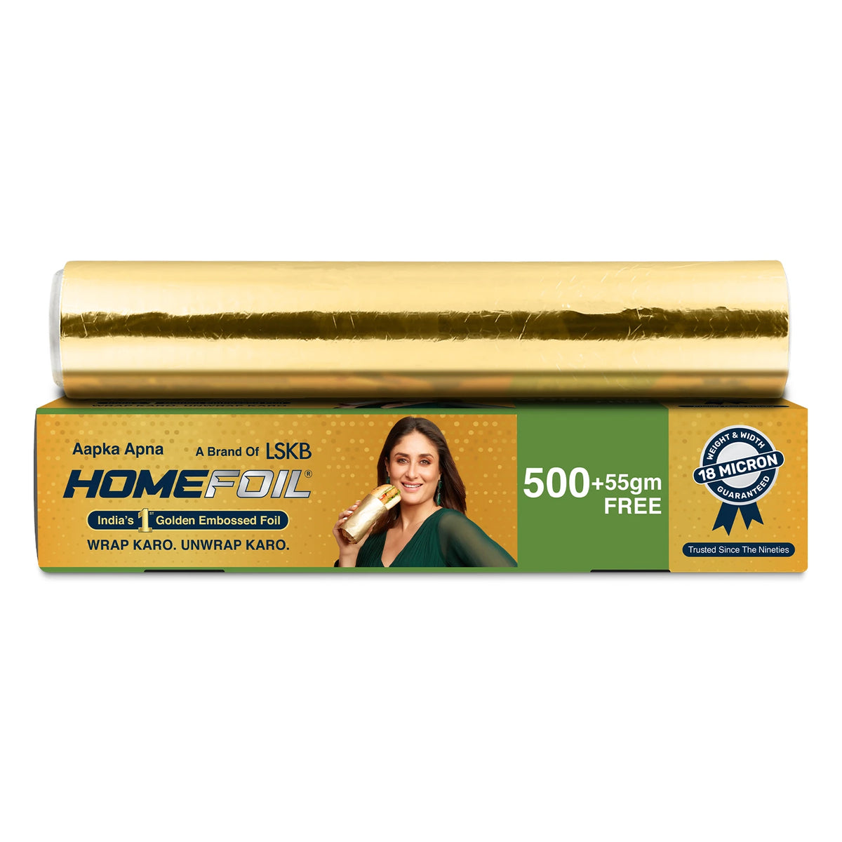 The Kitchen Starter - Golden Embossed Foil (500+55gm) + Greaseproof Paper (40M)