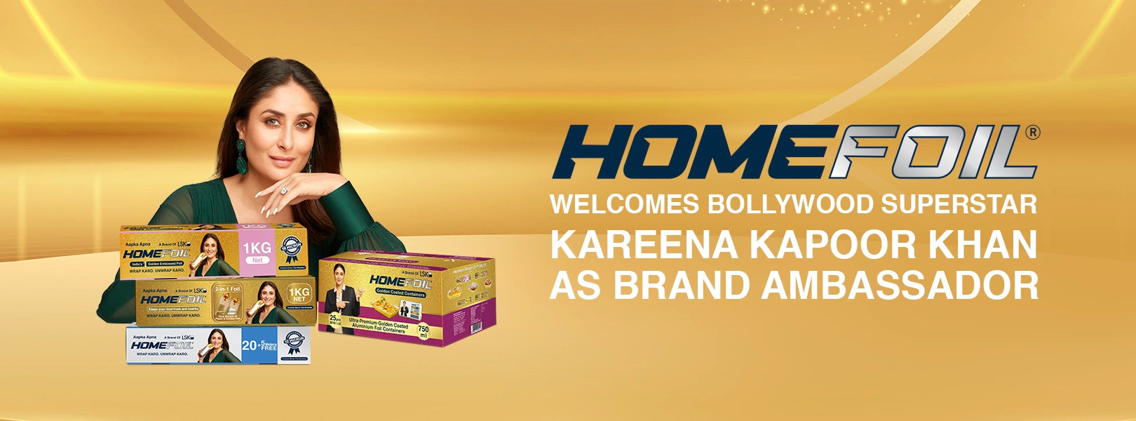 Homefoil Welcomes Bollywood Superstar Kareena Kapoor Khan as Brand Ambassador