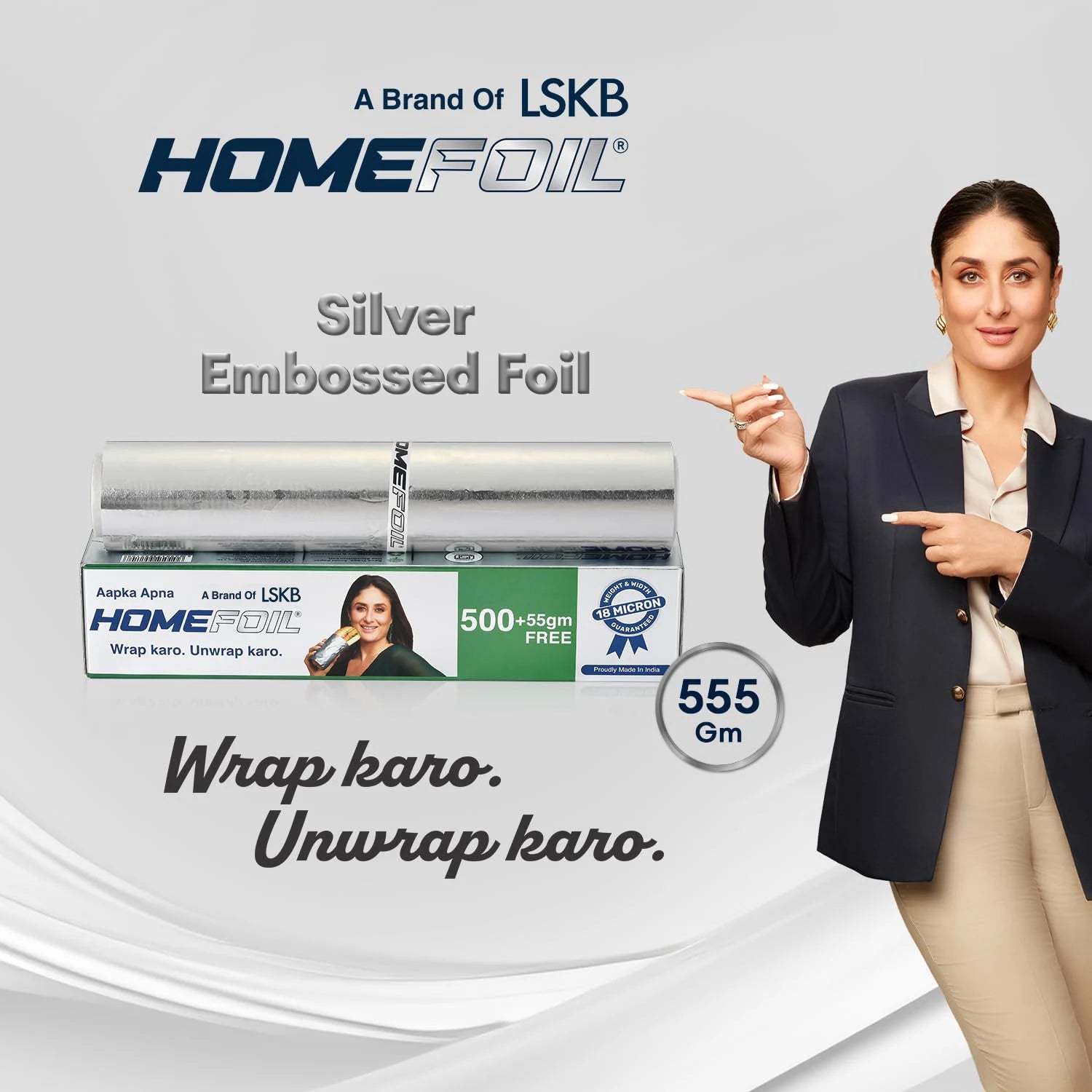 HOMEFOIL 500+55 gm Free Embossed Foil