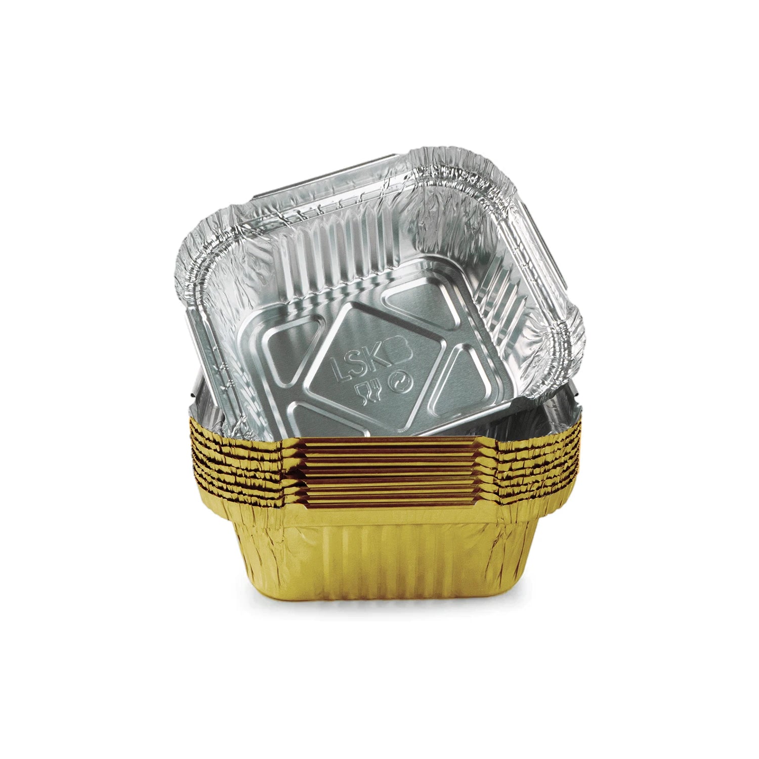 HOMEFOIL Golden Coated Containers 210ml