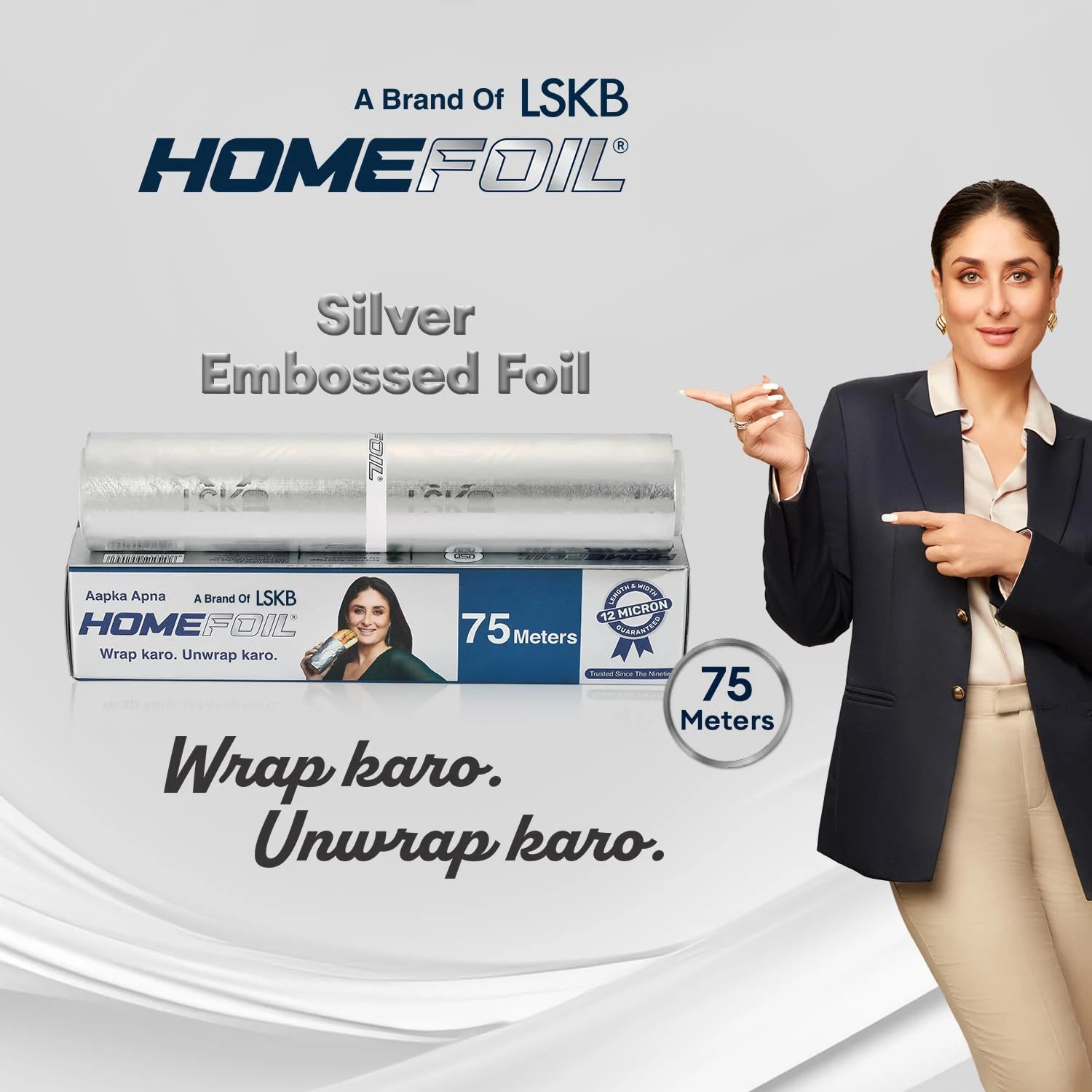 HOMEFOIL 75 Meters Embossed Foil