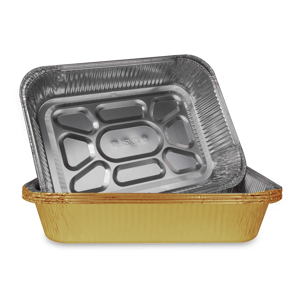 Golden Coated Containers