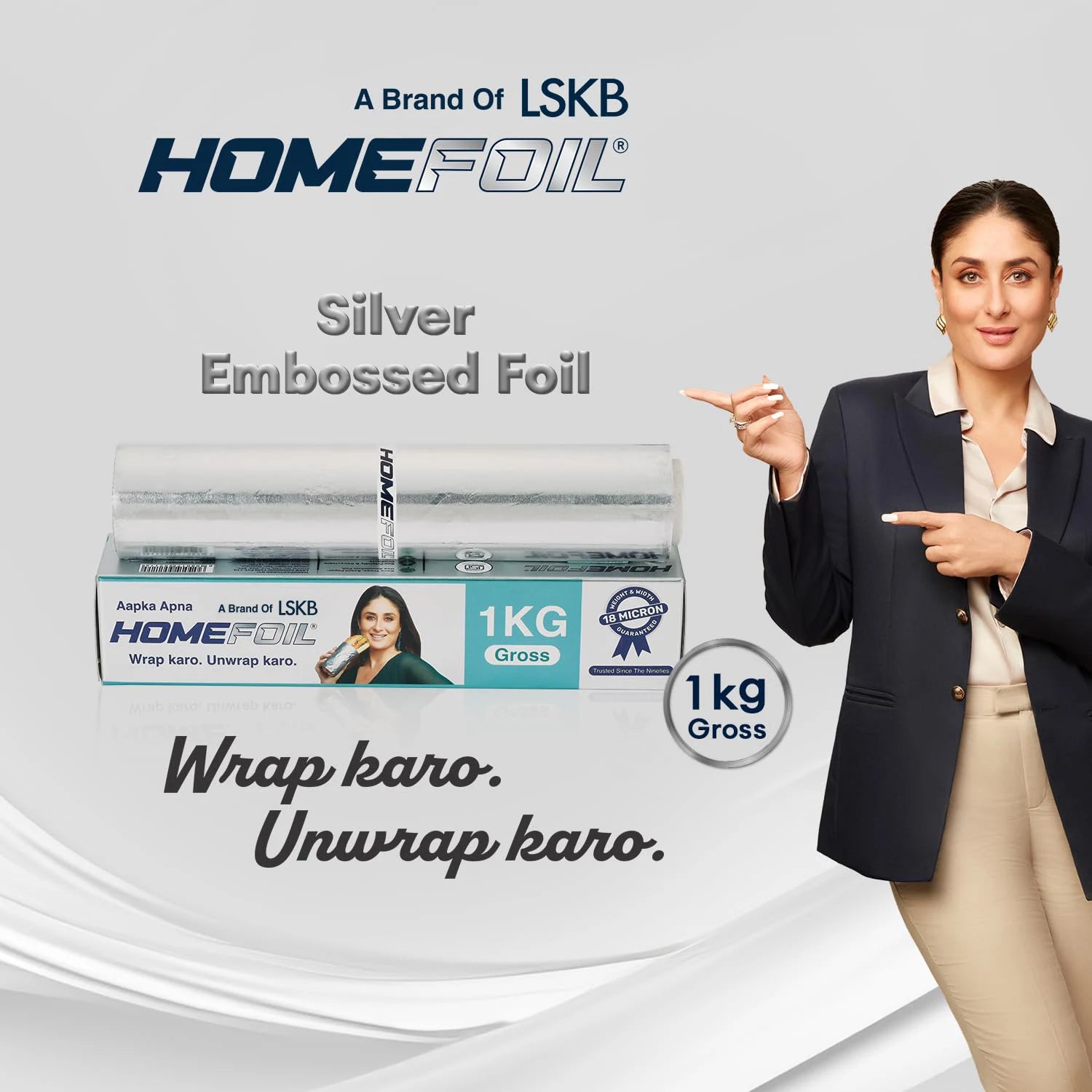 HOMEFOIL 1 Kg Gross Embossed  Foil