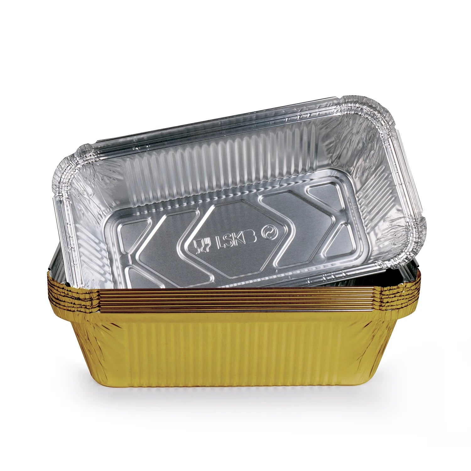 HOMEFOIL Golden Coated Containers 660ml