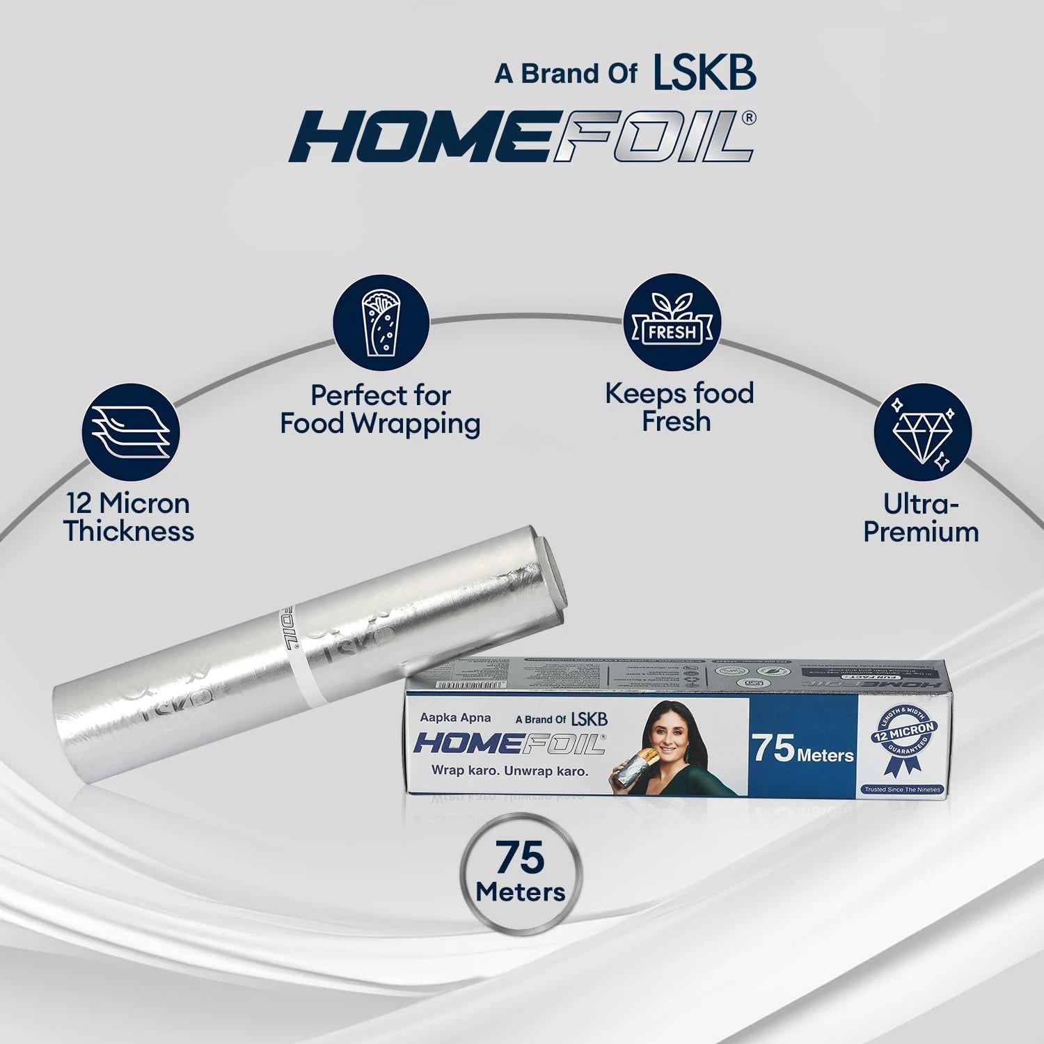 HOMEFOIL 75 Meters Embossed Foil