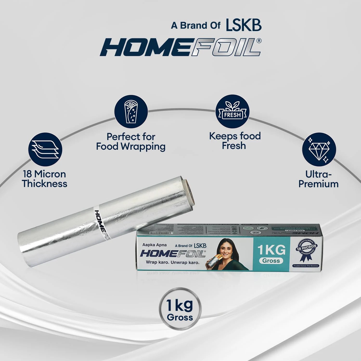HOMEFOIL 1 Kg Gross Embossed  Foil