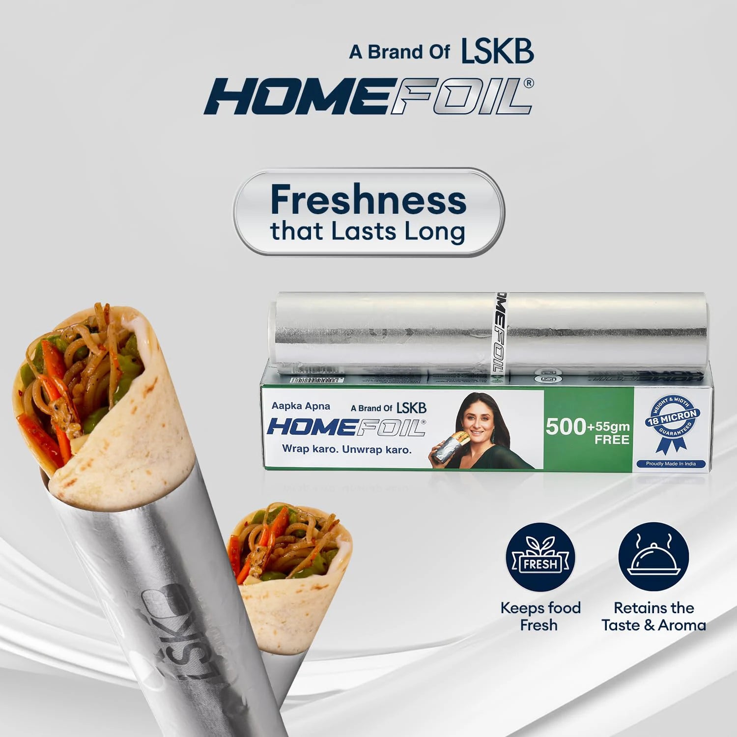 HOMEFOIL 500+55 gm Free Embossed Foil