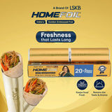 HOMEFOIL 20+ 5 Meters Free Golden Embossed Foil (Pack of 3)