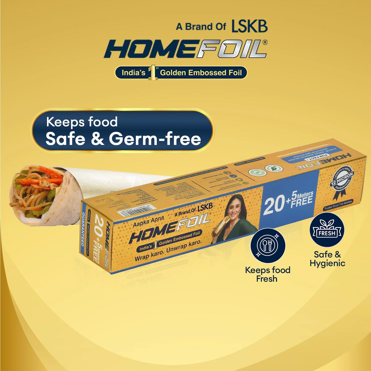 Dhanters Sale - 2-in-1 Paper & Golden Foil (200 Grams) + Golden Embossed Foil (20+5M)