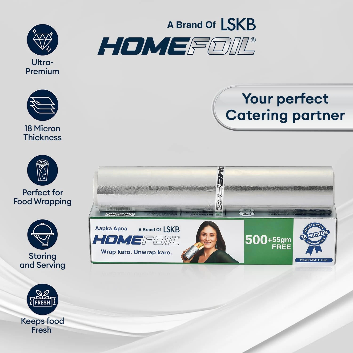 HOMEFOIL 500+55 gm Free Embossed Foil