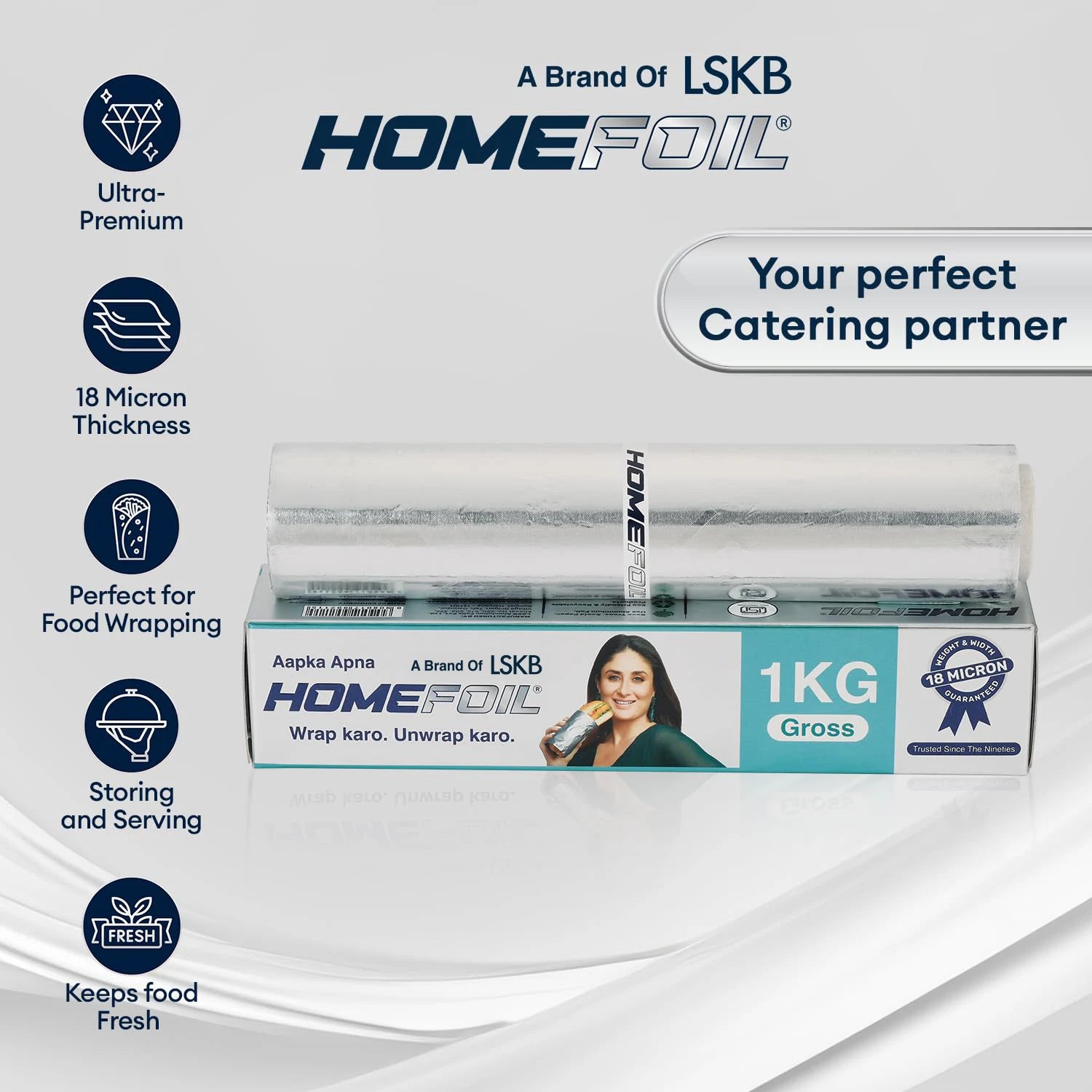 HOMEFOIL 1 Kg Gross Embossed  Foil