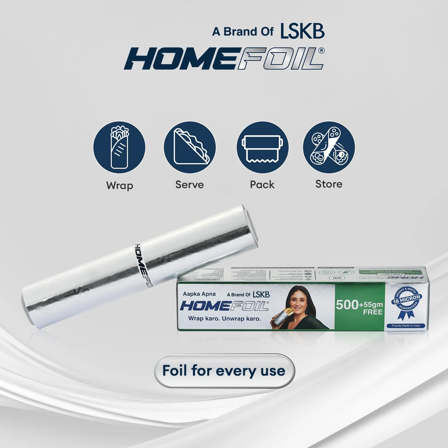 HOMEFOIL 500+55 gm Free Embossed Foil