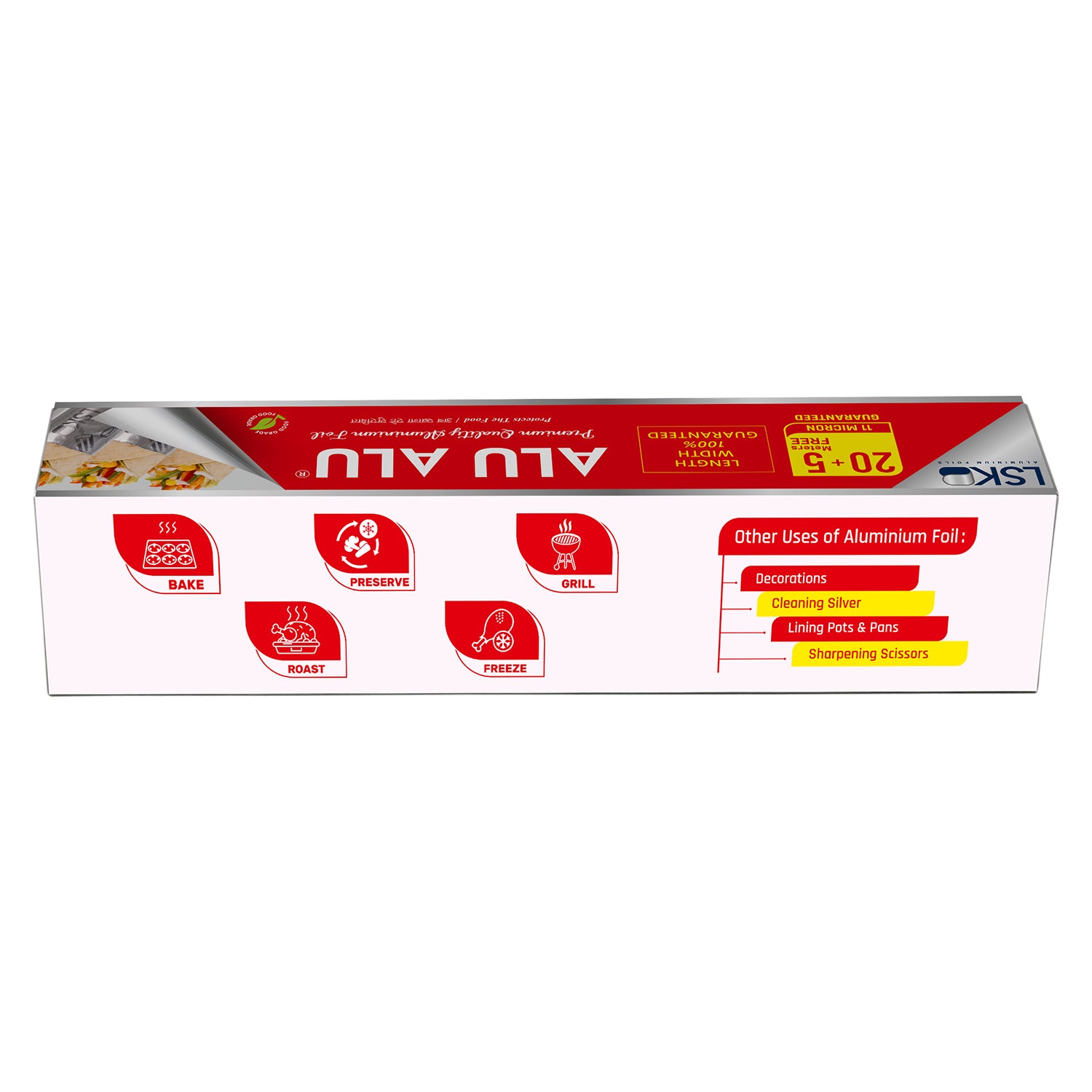 ALU ALU 20+5 Meters Free Foil