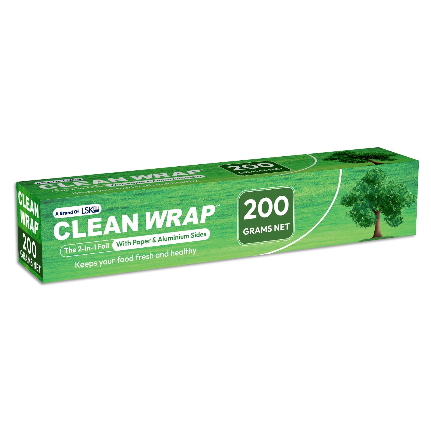 CLEAN WRAP 2-in-1 Paper & Aluminium Foil (200 Grams) – HOMEFOIL