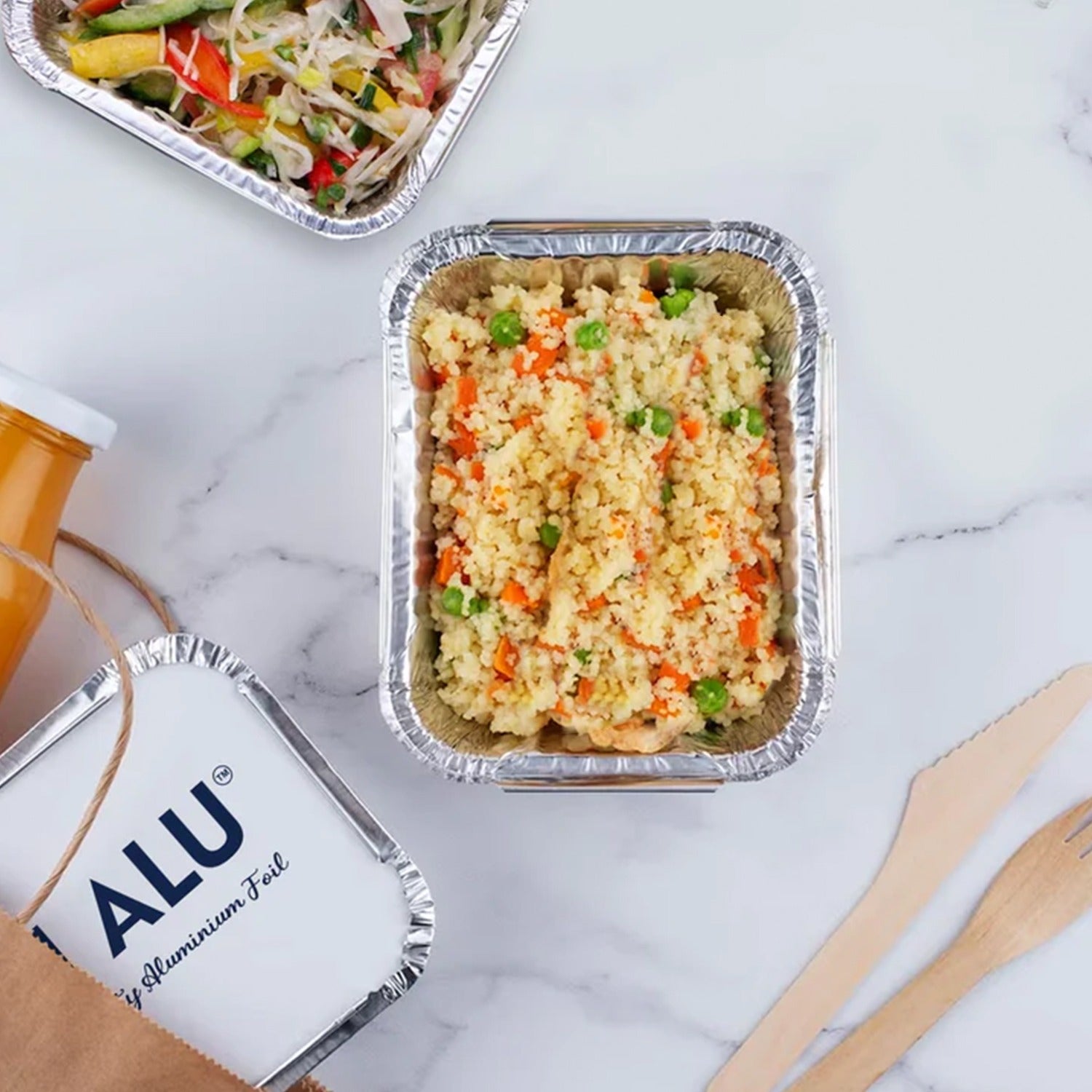 ALU ALU Aluminium Foil Container 450ml